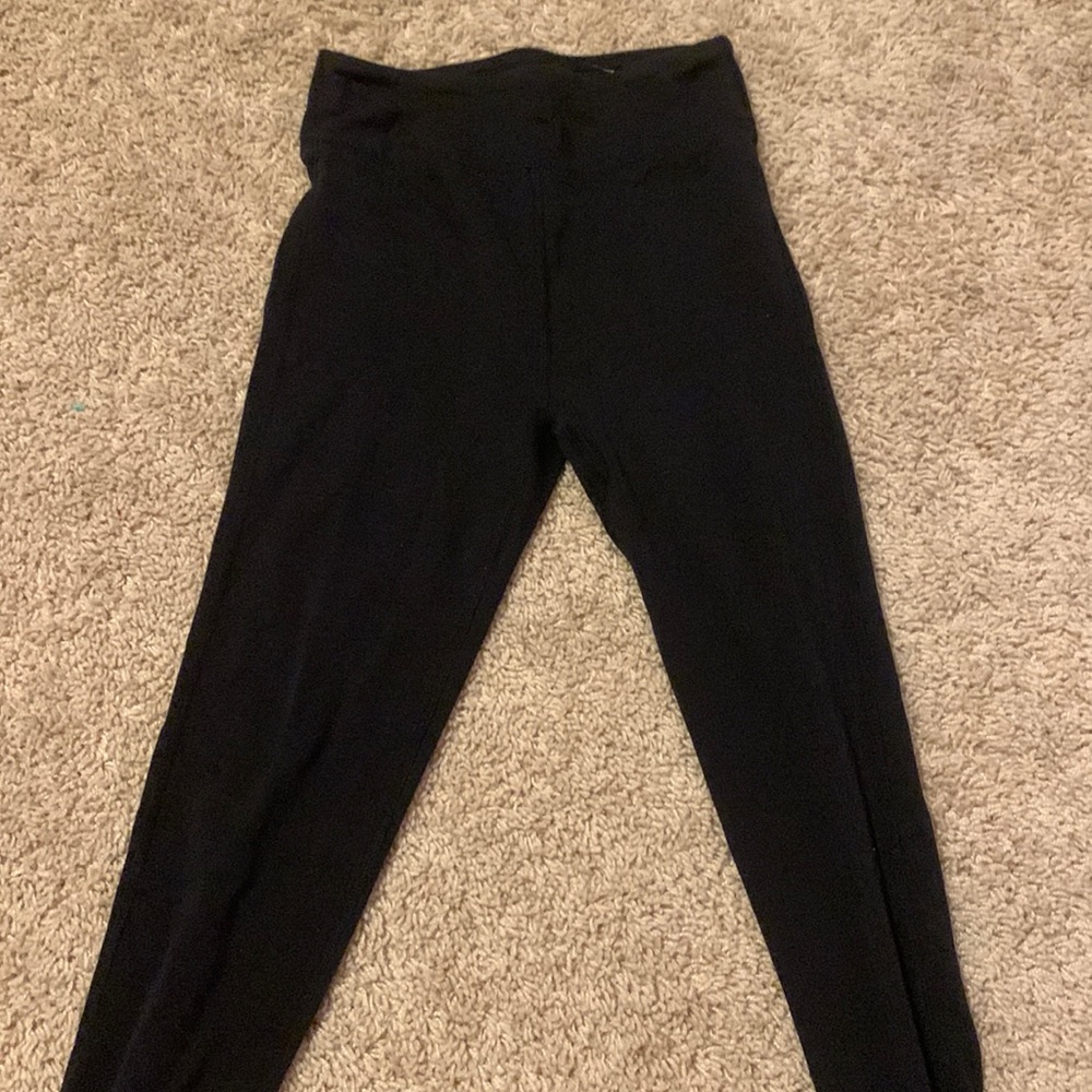 Black high waisted leggings